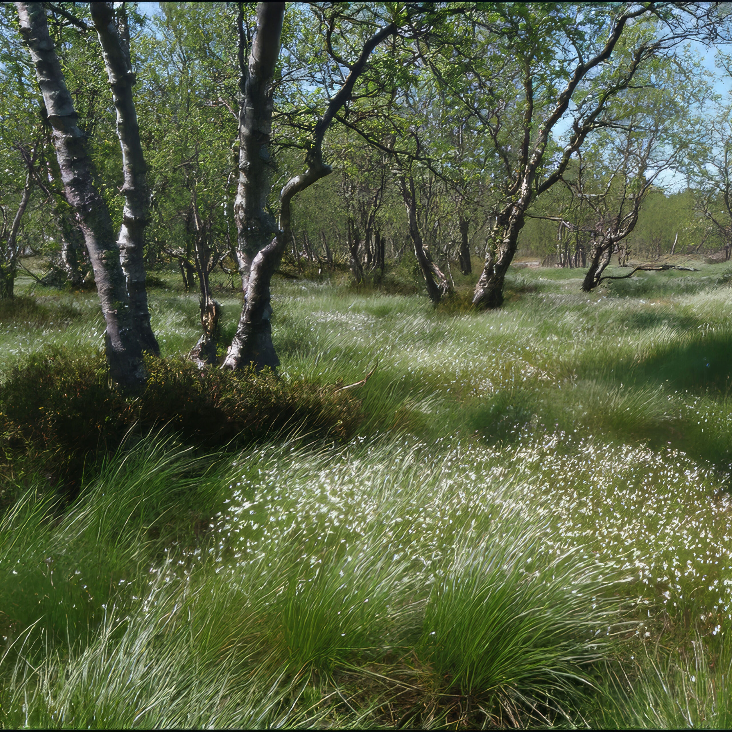 Moorbirke (Betula pubescens)